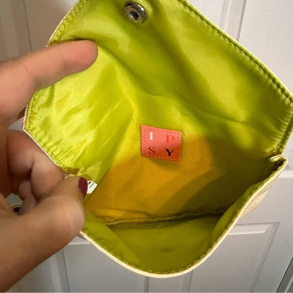 Cream Envelope Pouch with Textured Finish - Picture 3 of 3